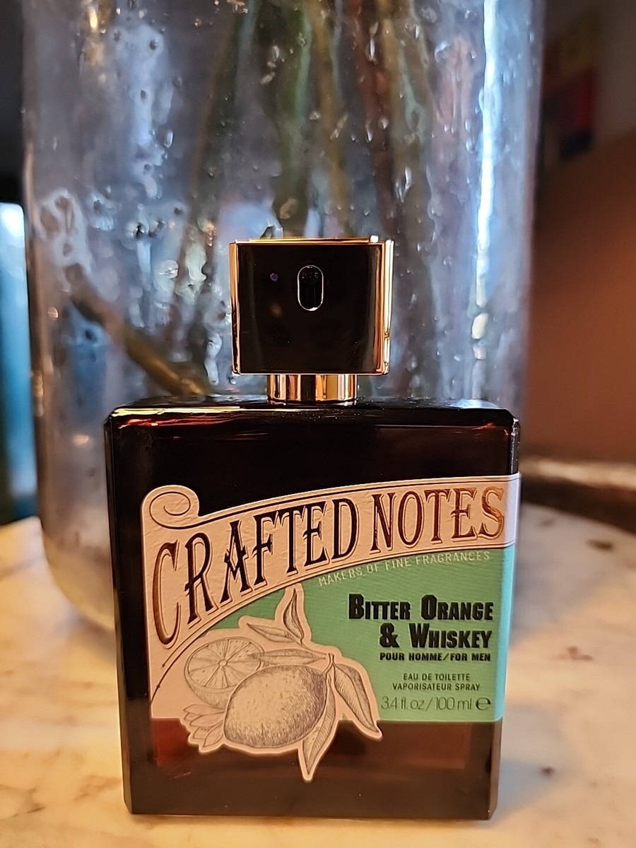 Crafted Notes Bitter Orange & Whiskey Eau De Toilette 3.4oz 100ml