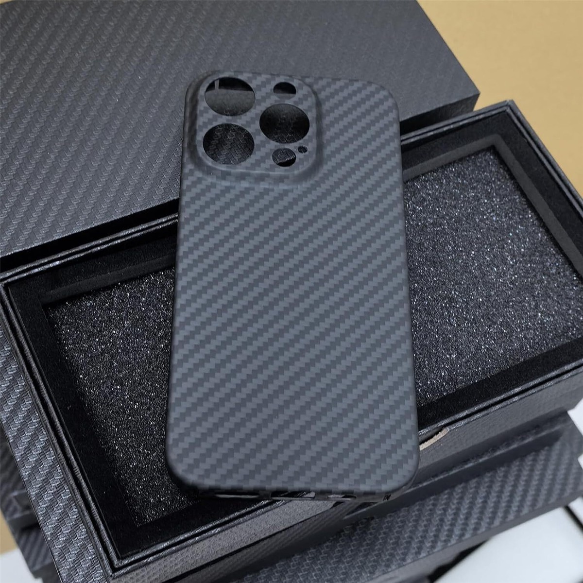 Cover in fibra di carbonio, ultra leggera, Magsafe iPhone11/12/13/14/15