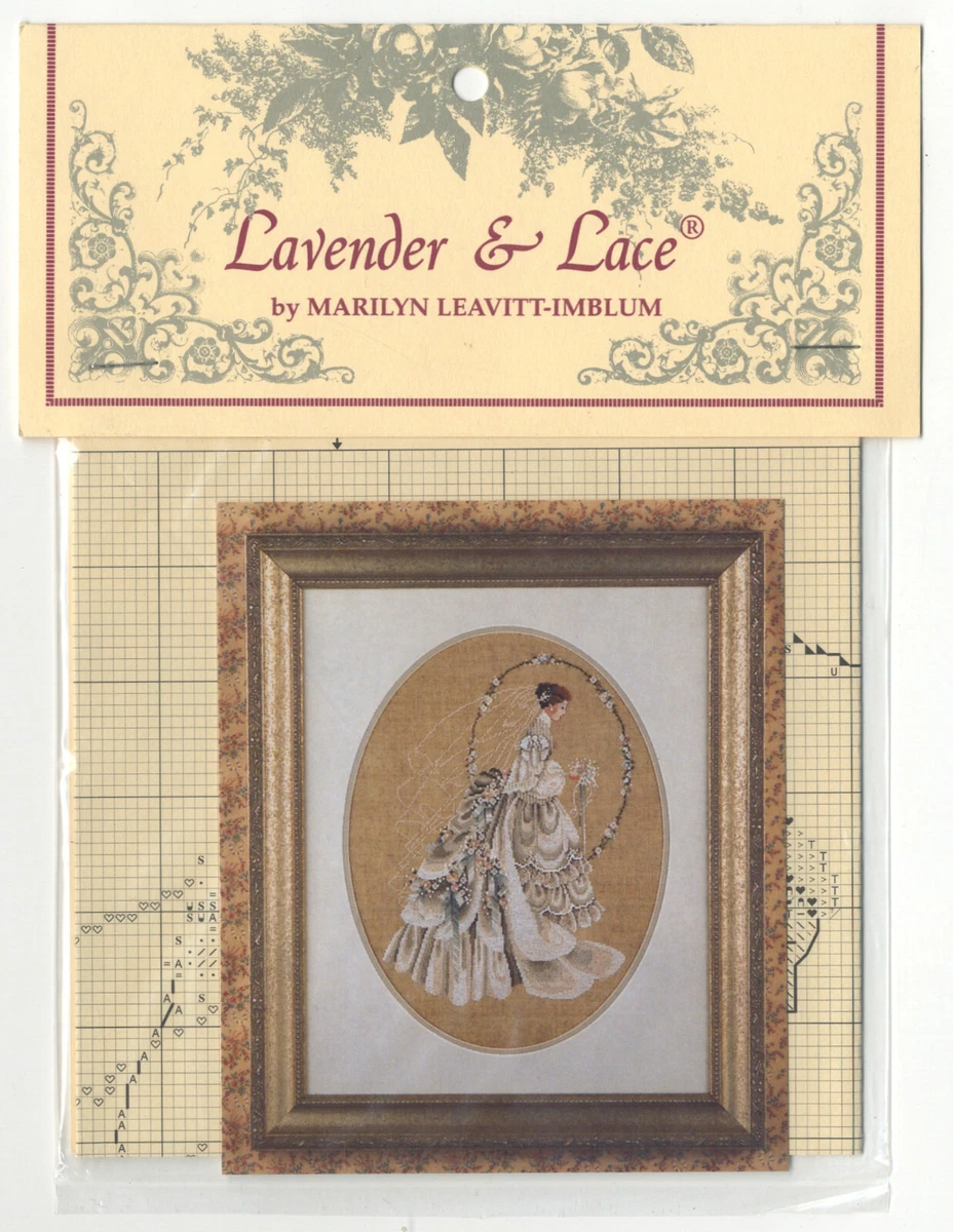 Cross Stitch Chart / Pattern ~ Lavender & Lace The Bride.