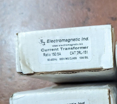 Electromagnetic Ind. E238872 Current Transformer 2RL-151  Ratio 150:5A