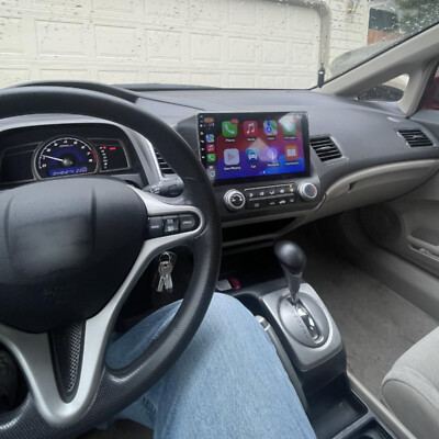 For Honda Civic 2006-2011 Apple CarPlay Android 14 Car Stereo Radio GPS WiFi RDS