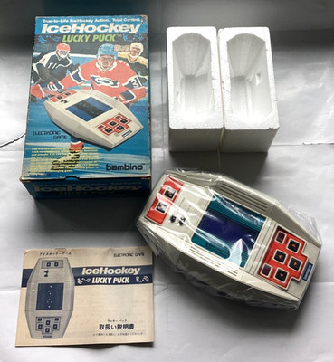 VINTAGE EXTREM SELTENES 1979 BAMBINO - EISHOCKEY - LCD Spiel (Neuwertig)