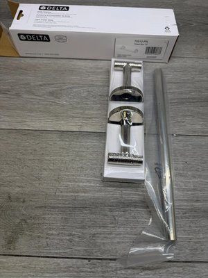 #ad Sealed Box Delta 75912 Chrome Trinsic 12quot; Wall Mounted Towel Bar $25.95