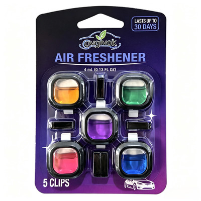 5 Different Fragrances Car Clip Perfume  ventilation clip air freshener