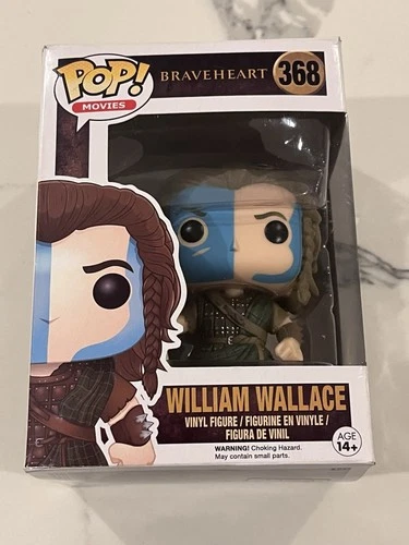 Funko POP Movies Braveheart William Wallace 368 Vinyl Figure Box Has Creases