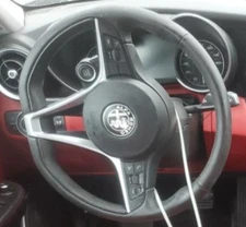2017-2019 Alfa Romeo Giulia LH Driver Steering Wheel Airbag OEM