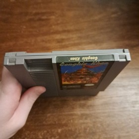 Genghis Khan (Nintendo NES, 1990) - Complete W/Map - Tested - Authentic