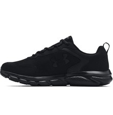 Under Armour Charged Assert Lightweight Breathable Black Mesh Athletic Sneakers