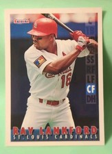 1995 Topps Bazooka - Ray Lankford #74 - St. Louis Cardinals 