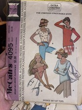 Vintage 1974 McCall s Blouse Sewing Pattern 4...