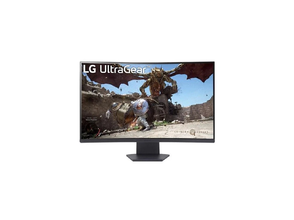 LG 32GS60QC-B Ultragear 32-inch Curved Gaming Monitor QHD (2560x1440) 180Hz 1ms - Image 2 of 4
