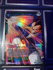 Vegeta, the Lone Prince Rise of the Unison Warrior 1st Edition Holo Dragon Ball