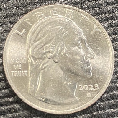 2023 P Quarter With Lady Only On Back No Writing Rare Coin/In COD WE ...