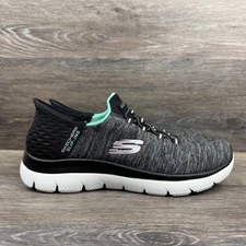 Skechers Slip-ins Summits Shoes Women Size 7 Dazzling Haze Grey Sneakers