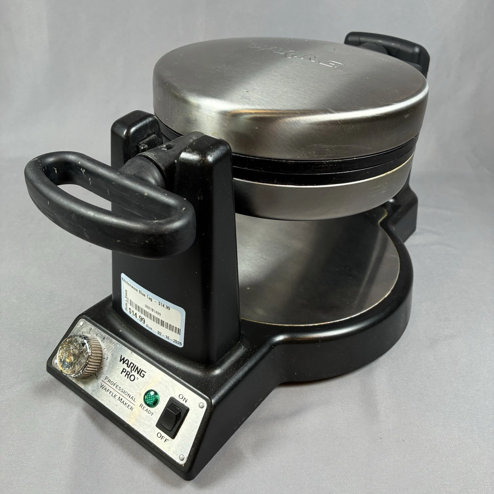 Waring Pro Stainless Steel Professional Rotating Belgian Waffle Maker WWM450PC