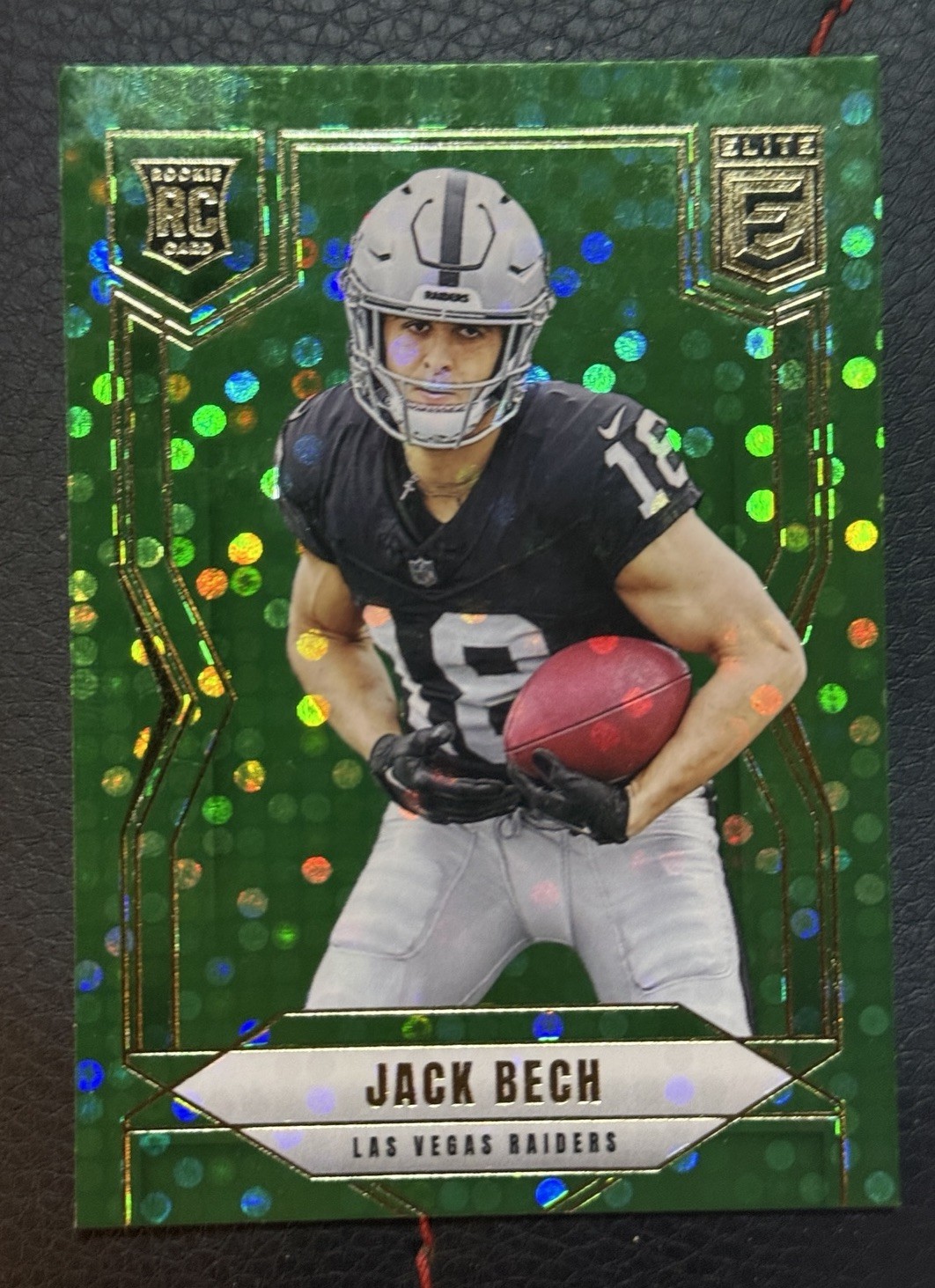 2025 Panini Donruss Elite - Rookies Jack Bech #177 Green Disco (RC)