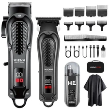 HIENA PRO Profesional Inalambrico Cabello Clippers for Hombres Barba Recortad