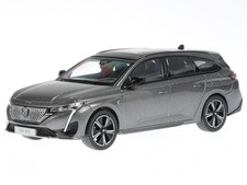 Peugeot 308 SW GT 2021 grey Platinium diecast model car 473936 Norev 1:43