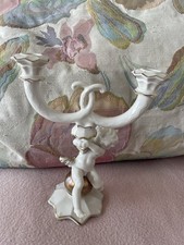 Hutschenreuther Kunstabteilung K. Tutter Kerzenleuchter Porzellan (repariert)