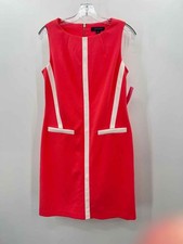 Pre-Owned Ann Taylor Pink Size Medium Shift Knee Length Sleeveless Dress