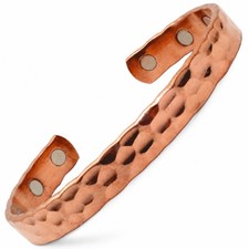 100 Pure Copper Cuff Bangle Bracelet Men Women Arthritis Pain Relief Adjustable