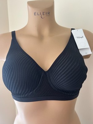 Triumph Harmony Spotlight P EX  NON WIRED LIGHT PADDED BRA SIZE 36DD  BLACK