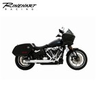 Rinehart HP40 4in Chrome 2 1 Slip On Muffler For 2025 2026 Harley Softail M8 117