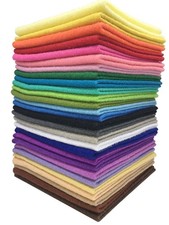 28 PCS Felt Squares 8x8 Inch 20x20cm 1.4mm Thick Soft Fabric Sheet Sewing