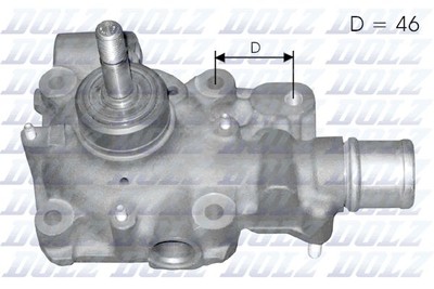 Dolz Wasserpumpe B120 passend für IVECO RENAULT TRUCKS