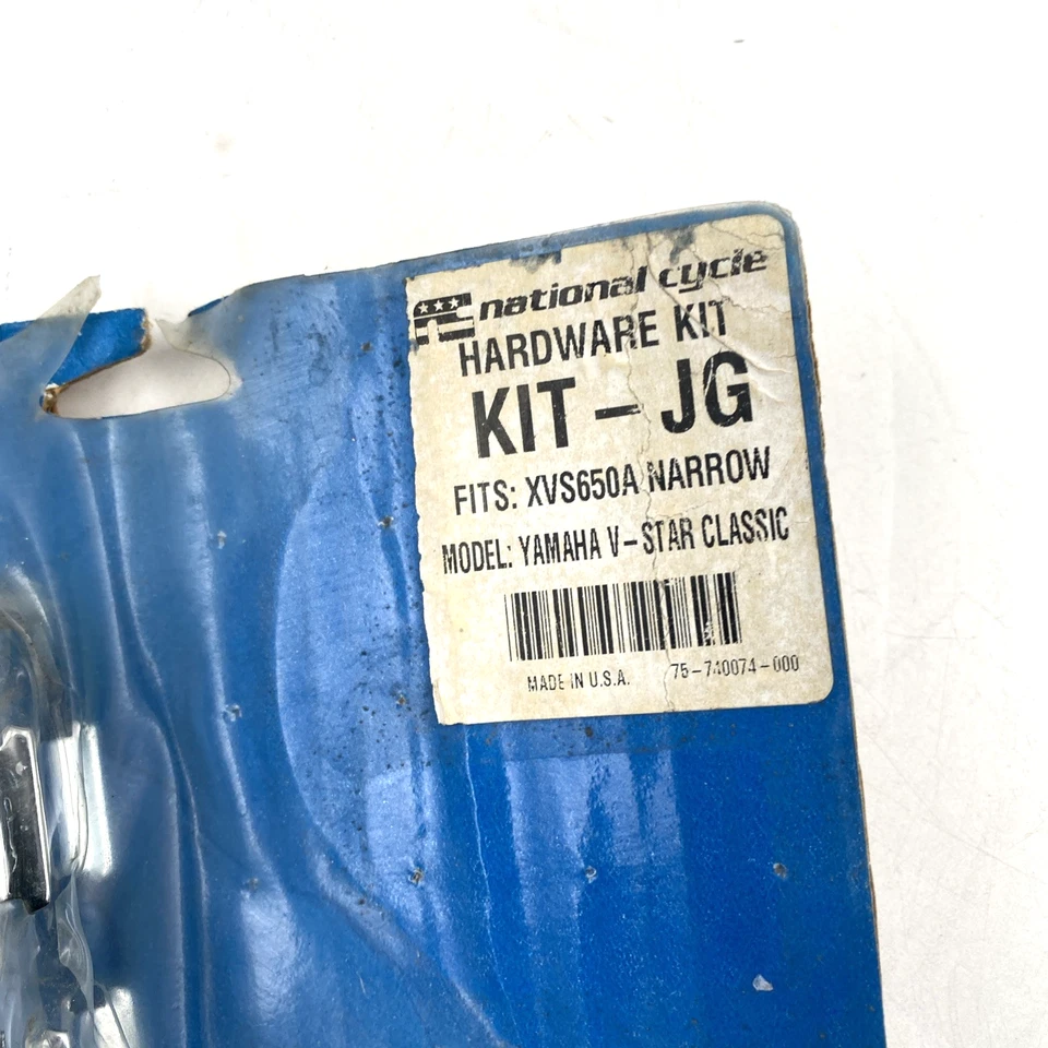 National Cycle - KIT-JG - Kit de hardware estrecho de alta resistencia Yamaha V-Star XVS650A Foto 2 de 4