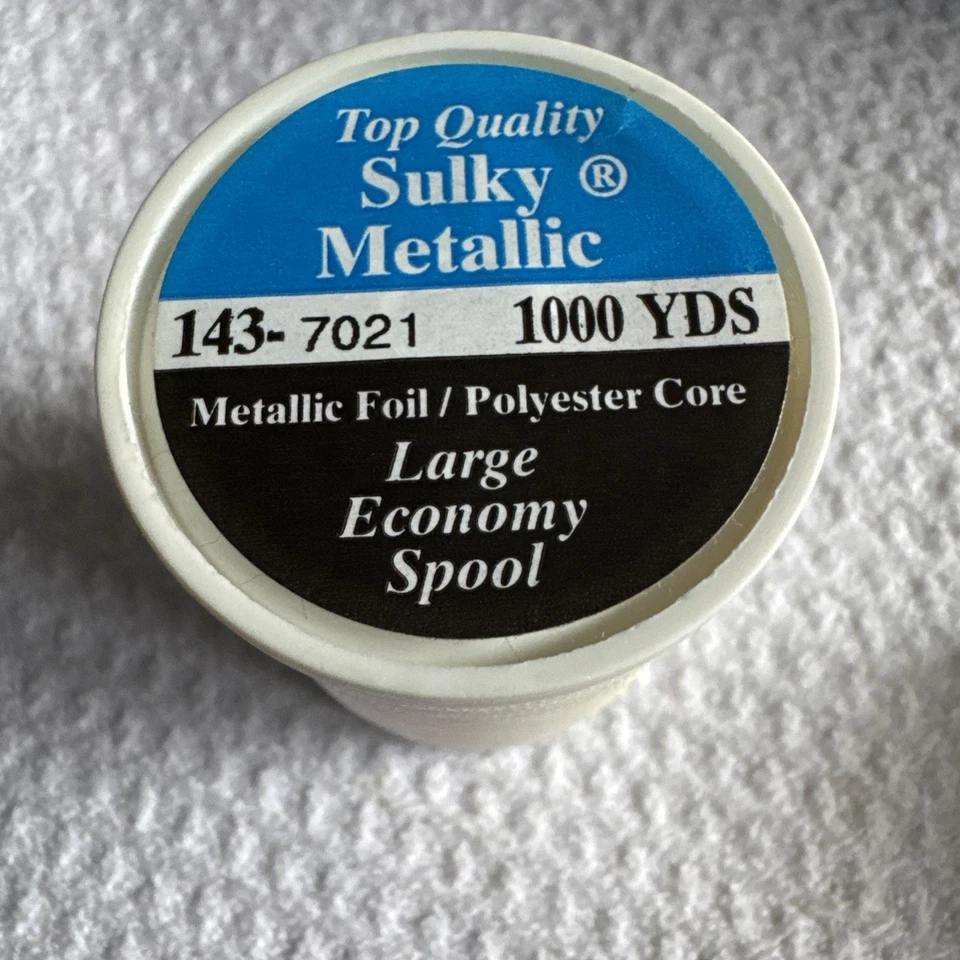 Sulky - Original Metallic Nylon/Polyester Thread 40wt 215d 1000yds - Image 4 of 4