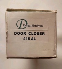 DH 416 AL Series Heavy Duty Adjustable Door Closer Silver Gray Commercial Kit 