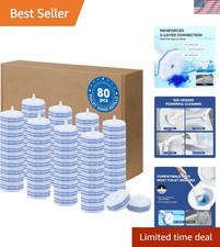 80 PCS Toilet Wand Refills Fits for Clorox Toilet Wand,Upgrade 5-Layer Dispos...