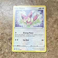 Pokémon Skitty 141/189 Swsh03 Darkness Ablaze Regular Common 60HP Cat Kick
