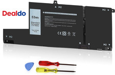 53Wh H5CKD 15V Battery for Dell Inspiron 7506 7405 7306 7300 7500 5406 5400 2-In