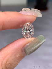 Loose 3 Ct Oval Cut Lab Grown CVD Diamond Natural D Color VVS1 Clarity Certified