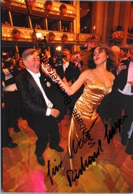 Original Autogramm Richard Lugner (1932-2024) /// Autogramm Autograph sig 273239