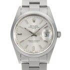 ROLEX Oyster Perpetual Date 15200 Silver bar P Number second hand mens