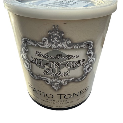 #ad #ad ALL IN ONE Deck and Patio Paint Non slip acrylic coating Bone Off White 1 Gallon $89.99