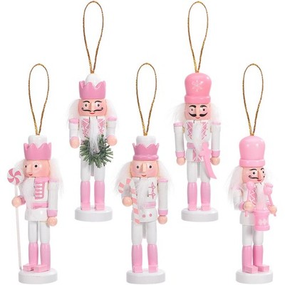  5 Pcs Weihnachtsdeko Nussknacker Weihnachtliche Nußknacker Die -Ornamente