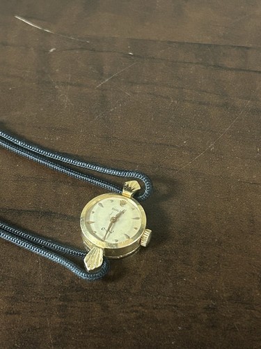 Ladies Rolex Orchid Vintage 18k Yellow Gold Hand Wind Watch