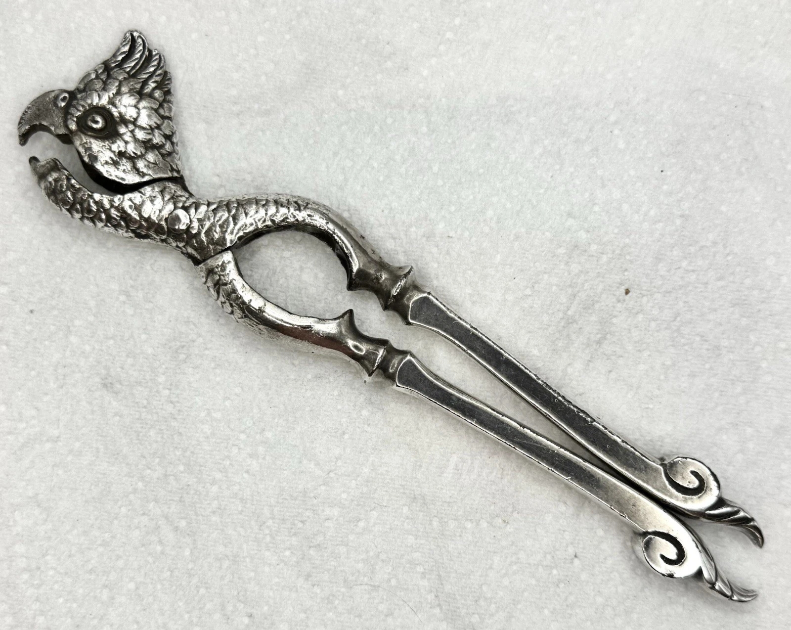 19th Century Silver-Plated Cockatoo or Parrot - German or French