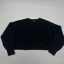 Wild Fable Women's Cropped Lightweight Crewneck Pullover Sweater Size Medium