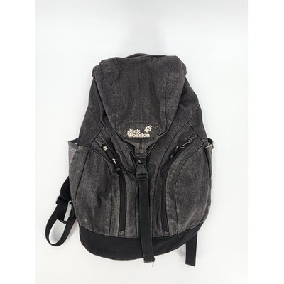 Jack Wolfskin Pecos Backpack Snuggle Up Black Grey Daypack Hiking Bag