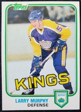 1981 Larry Murphy Los Angeles Kings NHL Topps Card  #100