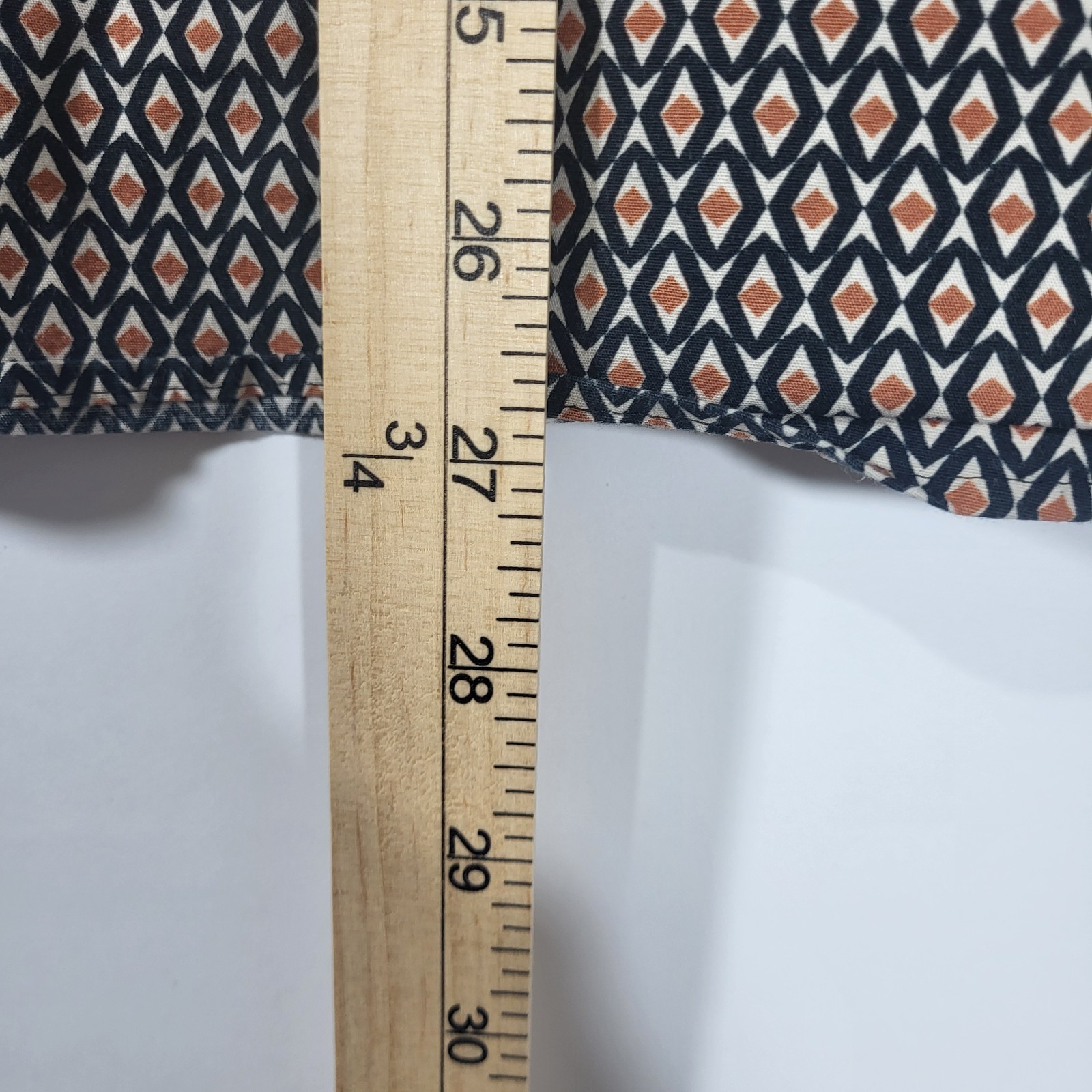 Express Patterned Button Up Button-Down Shirt Sho… - image 8