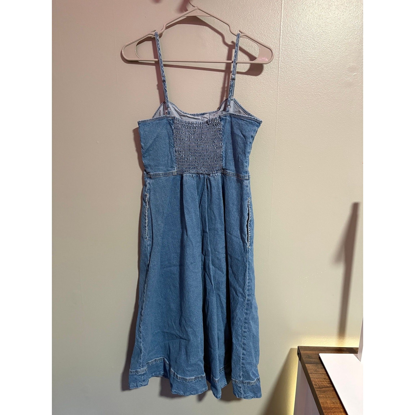 Universal Thread Button-Front Denim Dress | Adjus… - image 2