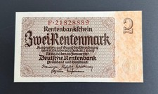 Germany 2 Rentenmark 1937, UNC & 403