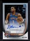 2025-26 Bowman Dillon Jones Chrome Auto Autograph Refractor #/499 Thunder