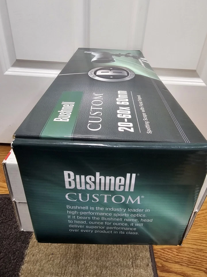 BUSHNELL Model 712060G Custom 20-60mmx60mm Zoom Spotting Scope - NIB - Open Box - Image 3 of 4